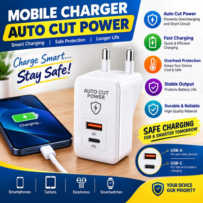 Smart Auto-Cut Fast Charger